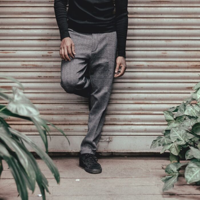 Black Tailored Slim Trousers