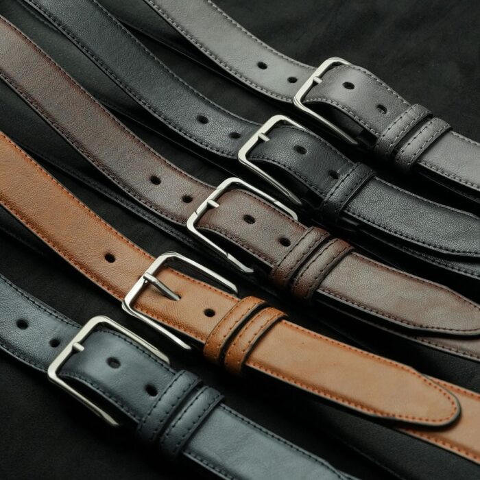 Classic Black Leather Belt