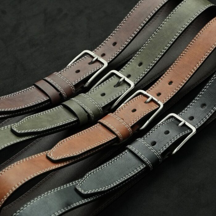 Tan Woven Casual Belt