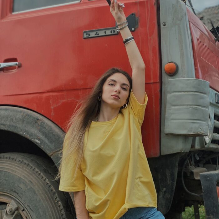 Off-White Drop Shoulder T-Shirt